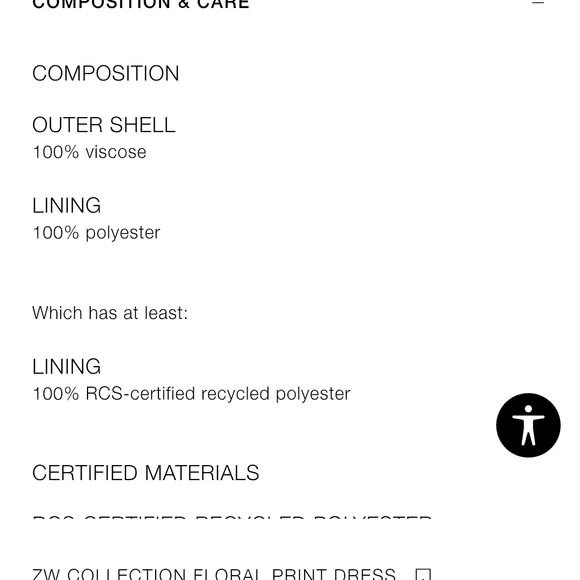 Zara Tan Floral Maxi Dress - Picture 10 of 16